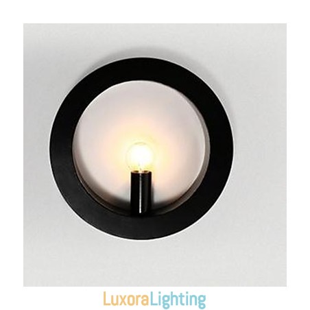 Designer Touch Decorative New Iron Art Wall Lamp Wholesale Round Living Room Sofa Background Wall Lamp