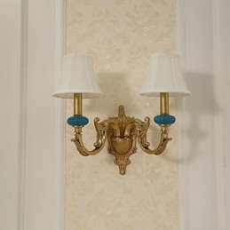 Designer Touch Decorative Simple Country Traditional Classic Brass Feature for Mini Style Uplight Wall Sconces Wall Light