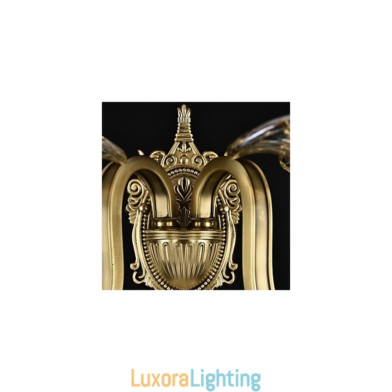 Designer Touch Decorative Rustic Lodge Brass Feature for Mini Style Uplight Wall Sconces Wall Light