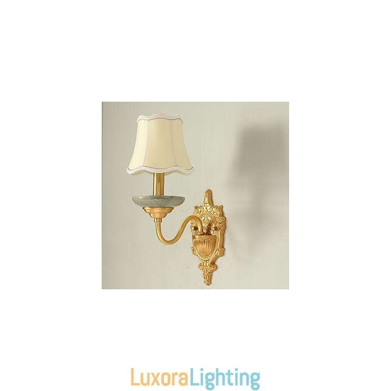 Designer Touch Decorative Simple Country Traditional Classic Brass Feature for Mini Style Uplight Wall Sconces Wall Light