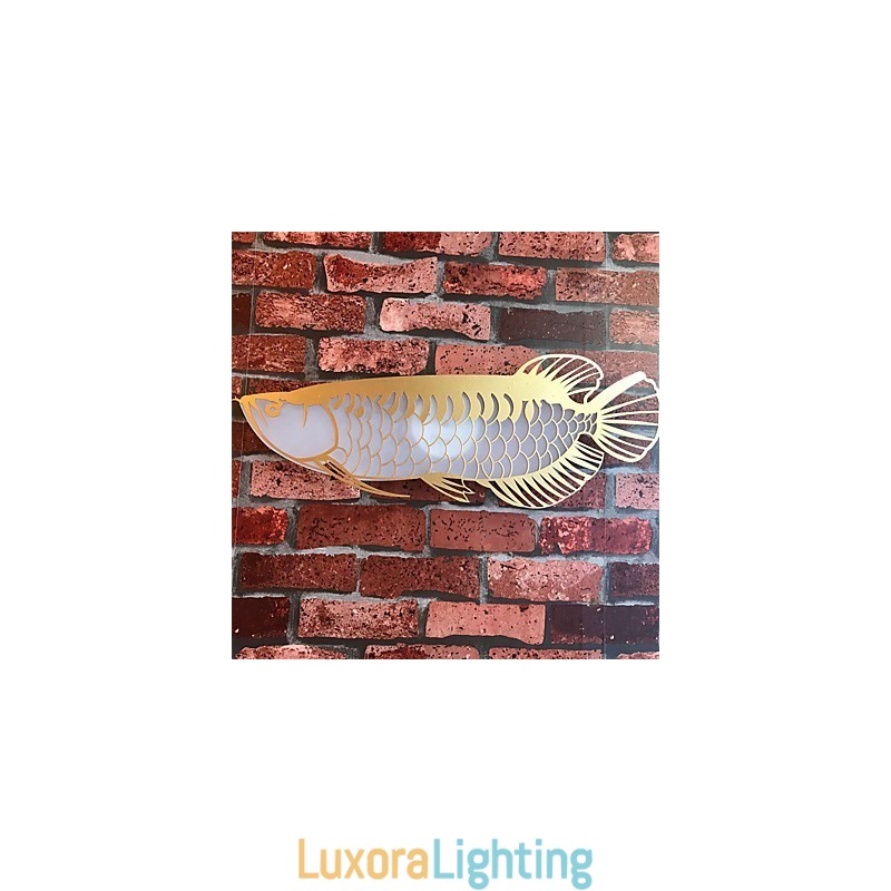 Designer Touch Decorative Modern Wall Lights Fish Shape Simplicity Style Acrylic Lighting Living Room Hallway Bedroom Hotel Rooms Decoration lighting