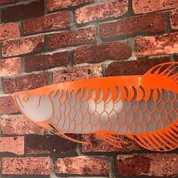 Designer Touch Decorative Modern Wall Lights Fish Shape Simplicity Style Acrylic Lighting Living Room Hallway Bedroom Hotel Rooms Decoration lighting