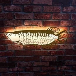 Designer Touch Decorative Modern Wall Lights Fish Shape Simplicity Style Acrylic Lighting Living Room Hallway Bedroom Hotel Rooms Decoration lighting