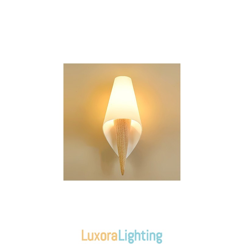 Designer Touch Decorative Simple Country Feature for Eye Protection Ambient Light Wall Sconces Wall Light Warm European Style Bedroom Wall Lamp