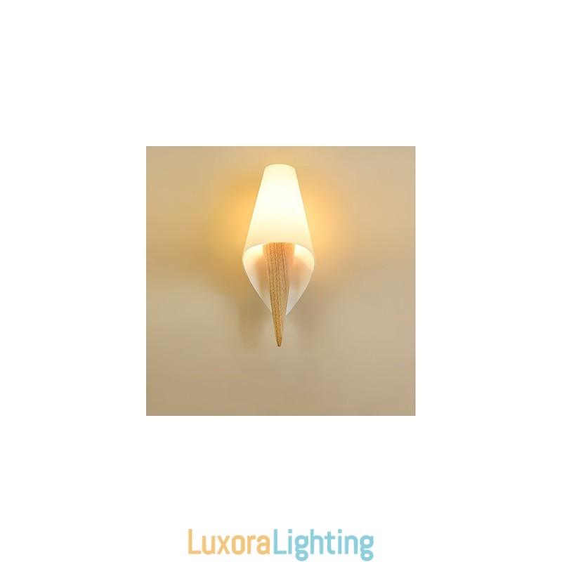 Designer Touch Decorative Simple Country Feature for Eye Protection Ambient Light Wall Sconces Wall Light Warm European Style Bedroom Wall Lamp