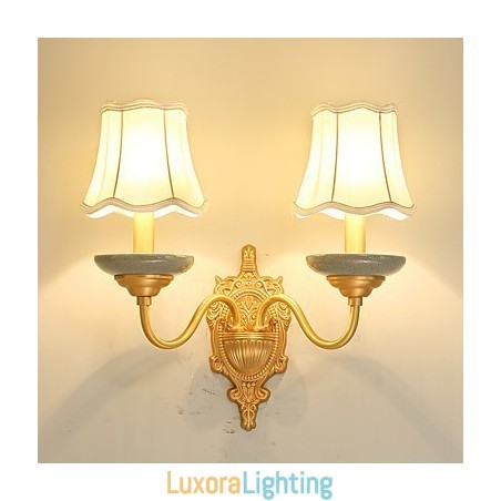 Designer Touch Decorative Simple Country Traditional Classic Brass Feature for Mini Style Uplight Wall Sconces Wall Light Pu