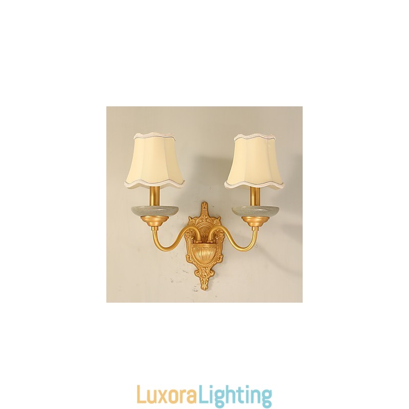 Designer Touch Decorative Simple Country Traditional Classic Brass Feature for Mini Style Uplight Wall Sconces Wall Light Pu