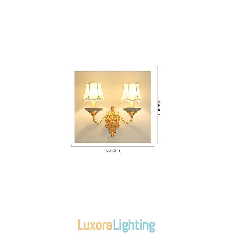 Designer Touch Decorative Simple Country Traditional Classic Brass Feature for Mini Style Uplight Wall Sconces Wall Light Pu