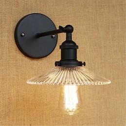 Designer Touch Decorative Country Retro Painting Feature for Mini Style Eye Protection Ambient Light Wall Sconces