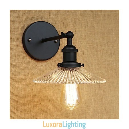 Designer Touch Decorative Country Retro Painting Feature for Mini Style Eye Protection Ambient Light Wall Sconces