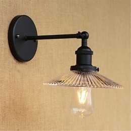 Designer Touch Decorative Country Retro Painting Feature for Mini Style Eye Protection Ambient Light Wall Sconces