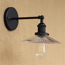 Designer Touch Decorative Country Retro Painting Feature for Mini Style Eye Protection Ambient Light Wall Sconces