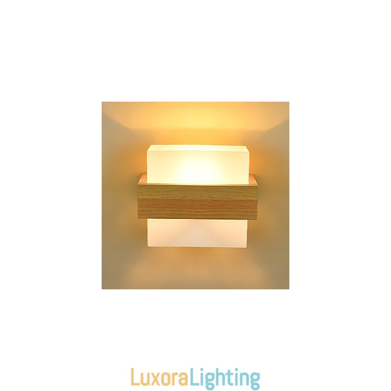 Designer Touch Decorative Novelty Country Feature for Mini Style Eye Protection Ambient Light Sconces Bedside Night Light Creative Balcony Wall Lamp