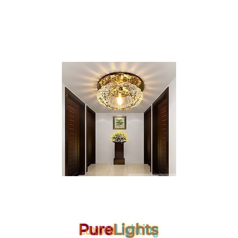 Designer Touch Decorative Crystal Lamp Smd CreativeTube Spotlight Absorb Dome Light