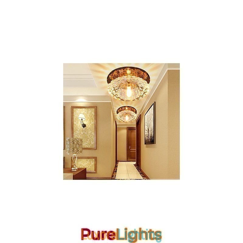 Designer Touch Decorative Crystal Lamp Smd CreativeTube Spotlight Absorb Dome Light