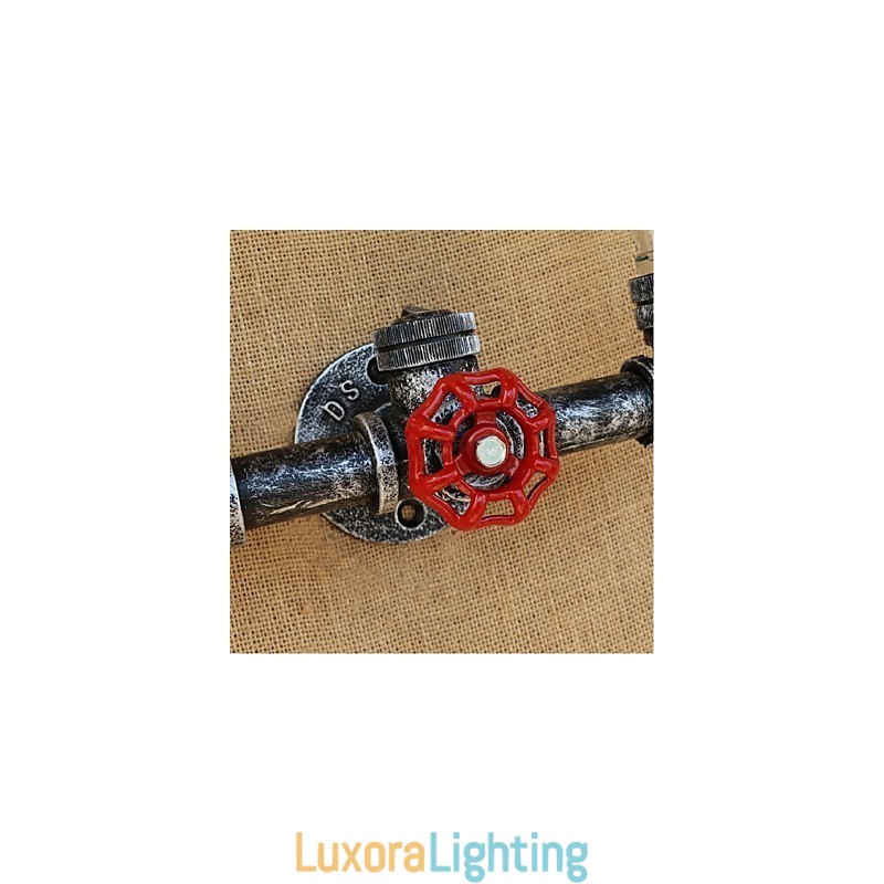 Designer Touch Decorative Retro Industrial Wind Switch Water Bottle Wall Lamp Wall Light