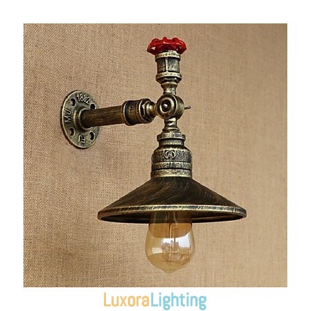 Designer Touch Decorative Rustic Lodge Painting Feature for Ambient Light Wall Sconces Wall Light