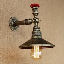 Designer Touch Decorative Rustic Lodge Painting Feature for Ambient Light Wall Sconces Wall Light