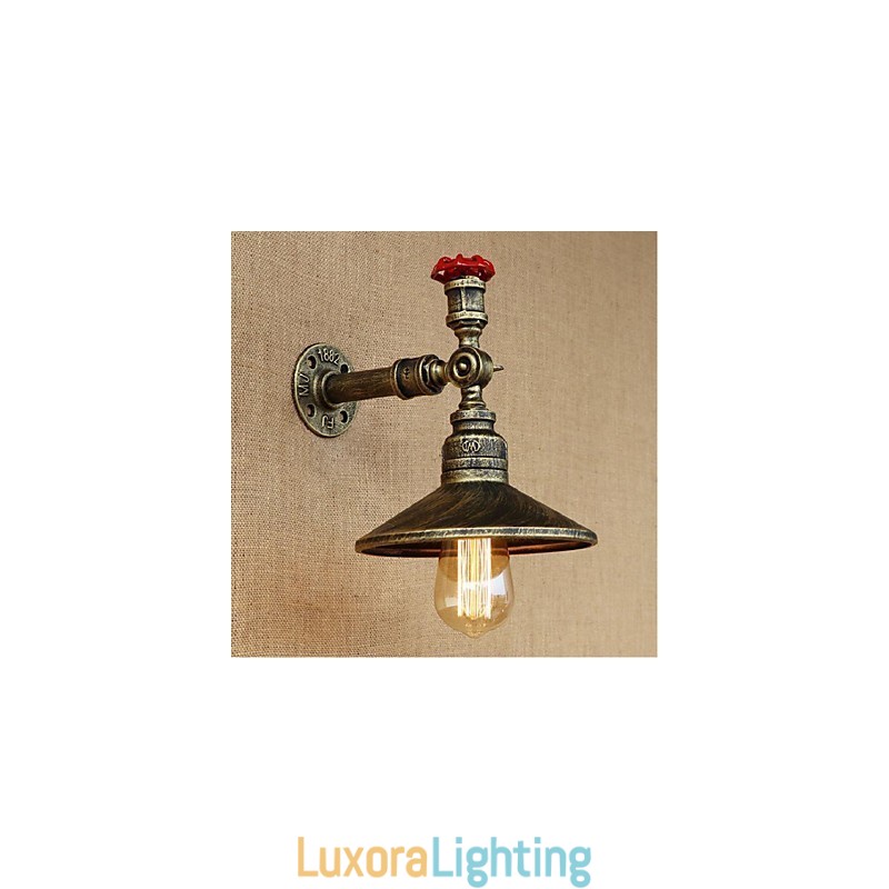 Designer Touch Decorative Rustic Lodge Painting Feature for Ambient Light Wall Sconces Wall Light