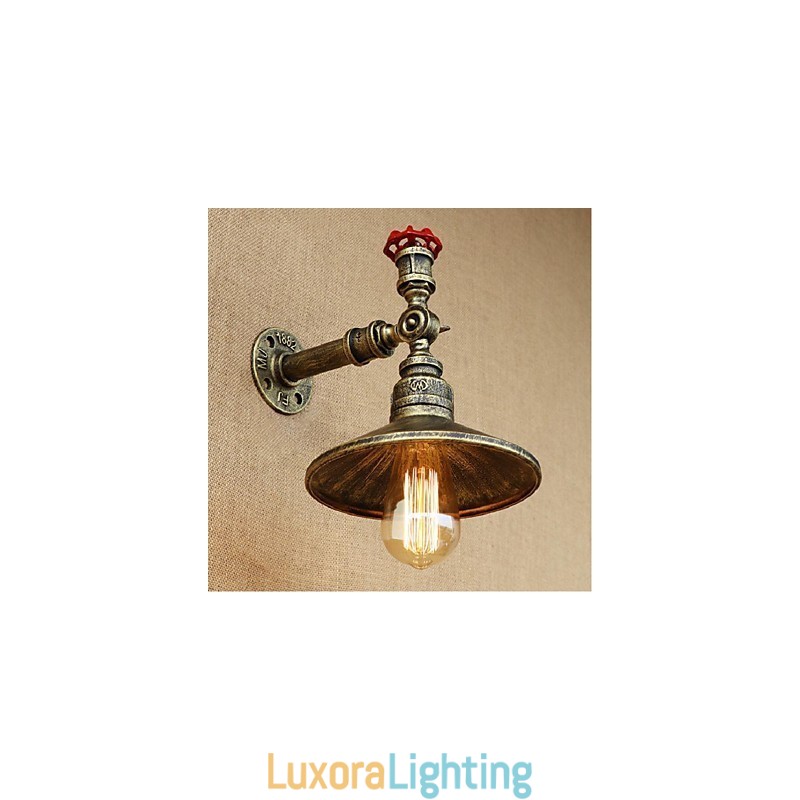 Designer Touch Decorative Rustic Lodge Painting Feature for Ambient Light Wall Sconces Wall Light