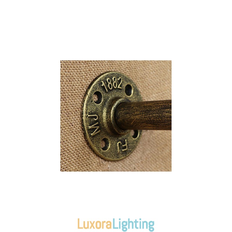 Designer Touch Decorative Rustic Lodge Painting Feature for Ambient Light Wall Sconces Wall Light