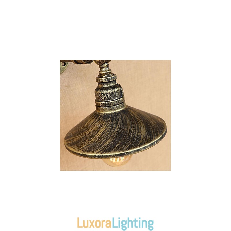 Designer Touch Decorative Rustic Lodge Painting Feature for Ambient Light Wall Sconces Wall Light