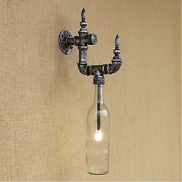 Designer Touch Decorative Rustic Lodge Silver Feature for Ambient Light Wall Sconces Wall Light