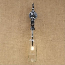 Designer Touch Decorative Rustic Lodge Silver Feature for Ambient Light Wall Sconces Wall Light
