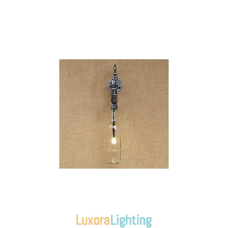 Designer Touch Decorative Rustic Lodge Silver Feature for Ambient Light Wall Sconces Wall Light