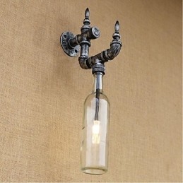 Designer Touch Decorative Rustic Lodge Silver Feature for Ambient Light Wall Sconces Wall Light