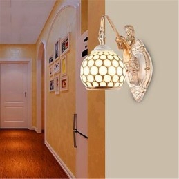 Designer Touch Decorative Simple European Style Wall Lamp Retro Pastoral Bedroom Bedside Balcony Stairs Hallway Mirror Lamp