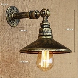 Designer Touch Decorative Industrial Style Nordic Water Pipe Wall Lamp Wall Light