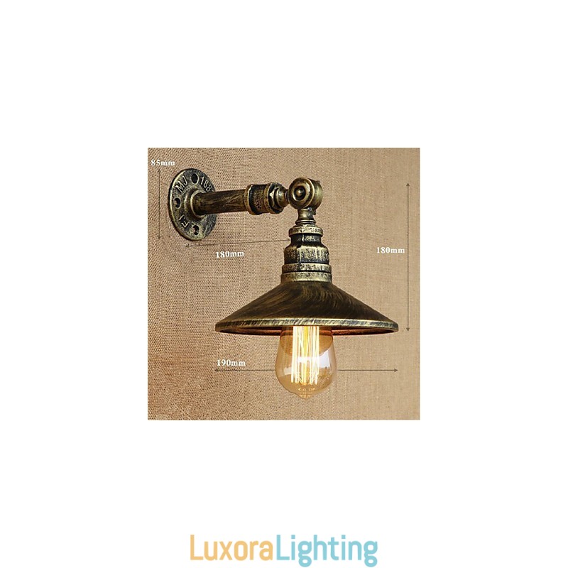 Designer Touch Decorative Industrial Style Nordic Water Pipe Wall Lamp Wall Light