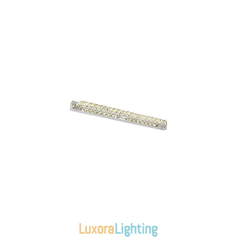 Designer Touch Decorative Long High Quality Mirror Lamp Bathroom Lights Metal and Crystal Wall Light