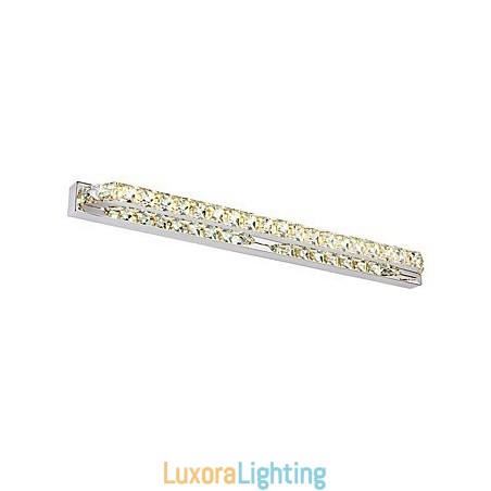 Designer Touch Decorative Long High Quality Mirror Lamp Bathroom Lights Metal and Crystal Wall Light