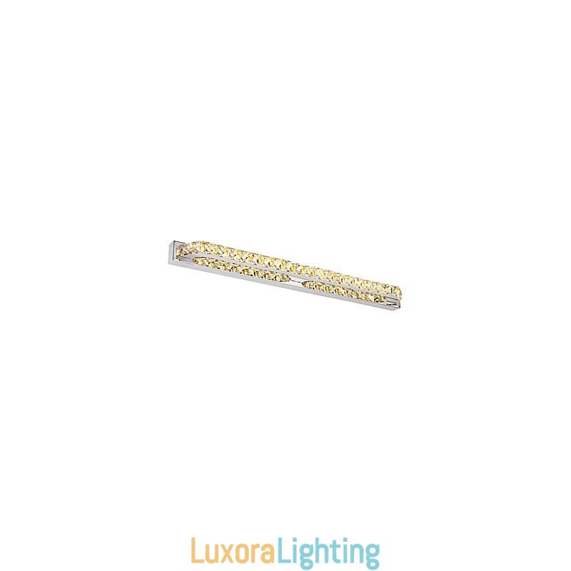 Designer Touch Decorative Long High Quality Mirror Lamp Bathroom Lights Metal and Crystal Wall Light