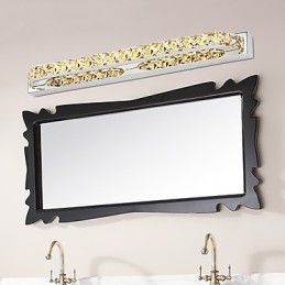 Designer Touch Decorative Long High Quality Mirror Lamp Bathroom Lights Metal and Crystal Wall Light