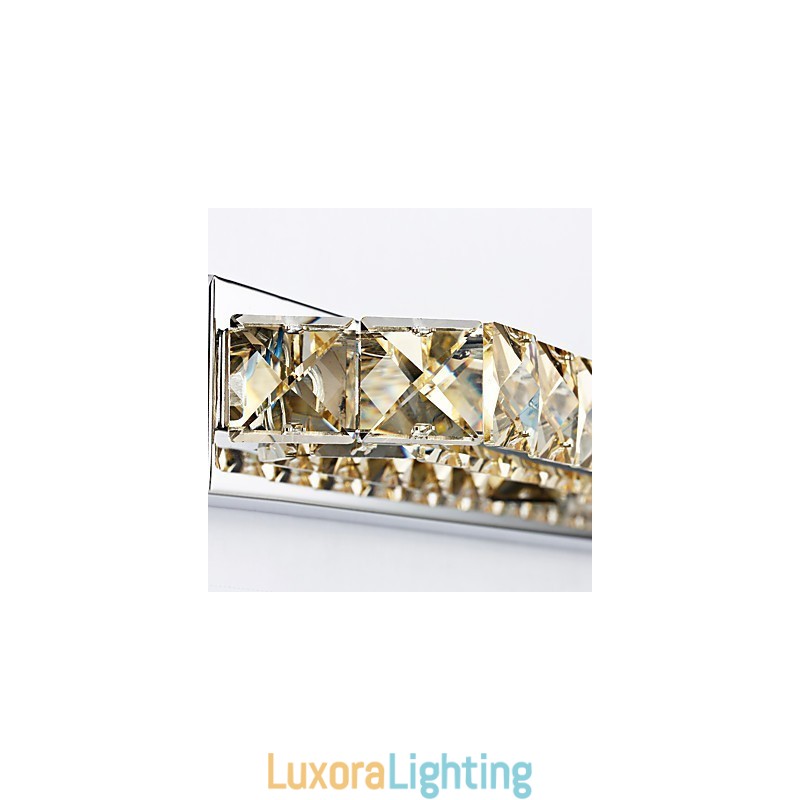 Designer Touch Decorative Long High Quality Mirror Lamp Bathroom Lights Metal and Crystal Wall Light