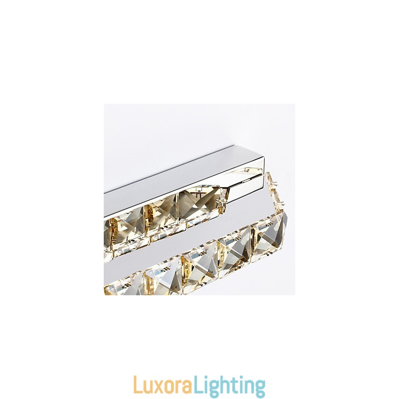 Designer Touch Decorative Long High Quality Mirror Lamp Bathroom Lights Metal and Crystal Wall Light