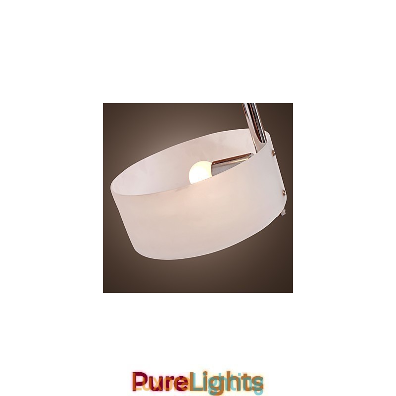 Designer Touch Decorative Modern Contemporary Mini Style Chrome Metal Chandelier Flush Mount Garage