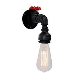 Designer Touch Decorative Water Pipe Wall Lights Retro Industrial Style Creative Country Metal Restaurant Cafe Bars Bar Table Wall Sconces