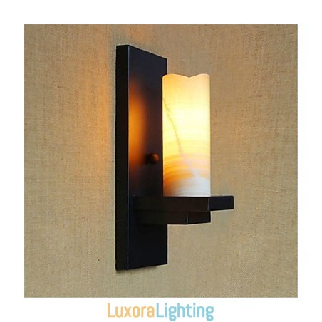 Designer Touch Decorative Country Retro Painting Feature for Eye Protection Ambient Light Wall Sconces Wall Light