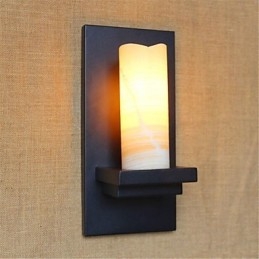 Designer Touch Decorative Country Retro Painting Feature for Eye Protection Ambient Light Wall Sconces Wall Light