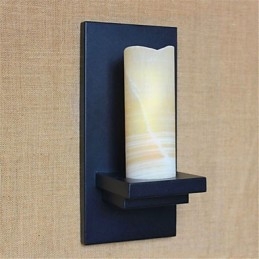 Designer Touch Decorative Country Retro Painting Feature for Eye Protection Ambient Light Wall Sconces Wall Light