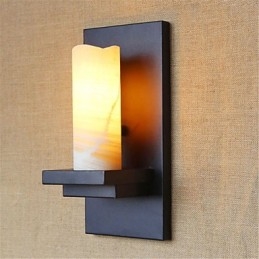 Designer Touch Decorative Country Retro Painting Feature for Eye Protection Ambient Light Wall Sconces Wall Light