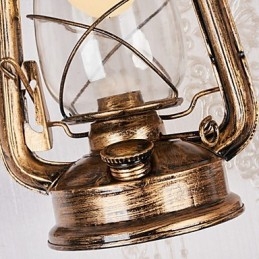 Designer Touch Decorative Rustic Lodge Painting Feature for Mini Style Uplight Wall Sconces Wall Light