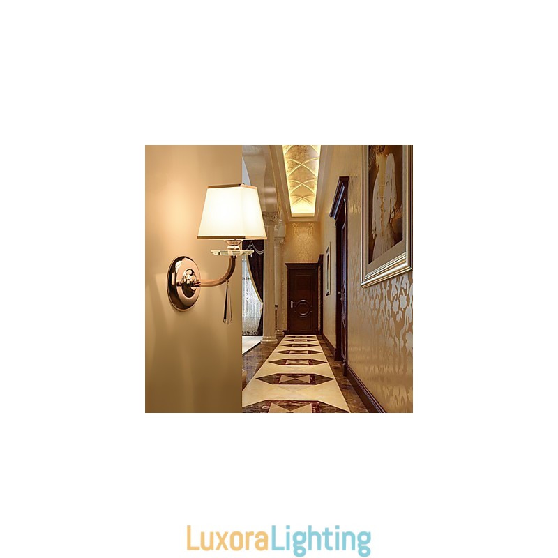 Designer Touch Decorative Modern Contemporary Electroplated Feature for Crystal Ambient Light Wall Sconces Wall Light