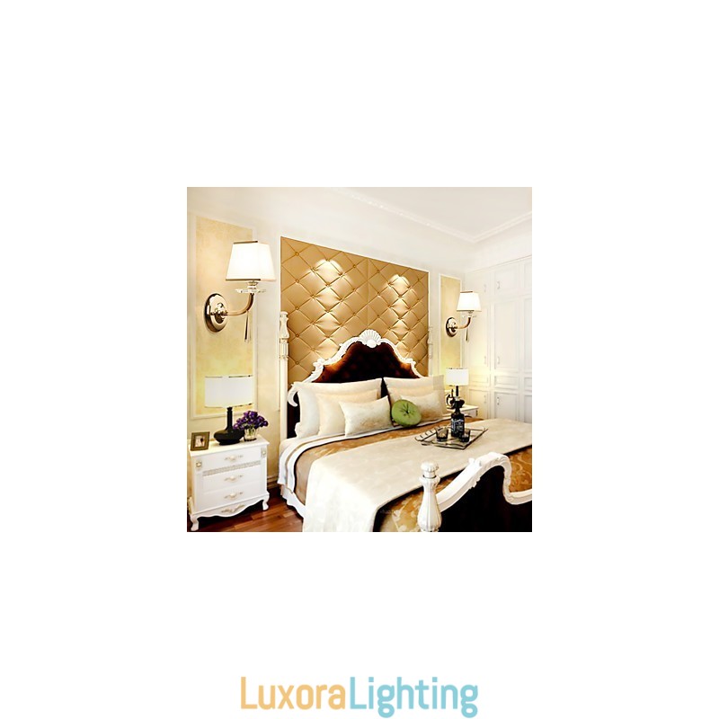 Designer Touch Decorative Modern Contemporary Electroplated Feature for Crystal Ambient Light Wall Sconces Wall Light