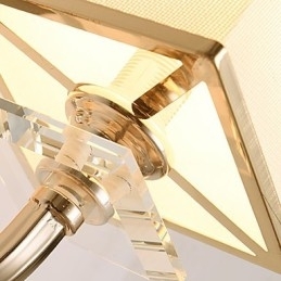 Designer Touch Decorative Modern Contemporary Electroplated Feature for Crystal Ambient Light Wall Sconces Wall Light