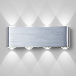 Designer Touch Decorative Modern Light Aluminum Flush Mount Wall Lamp Integrated